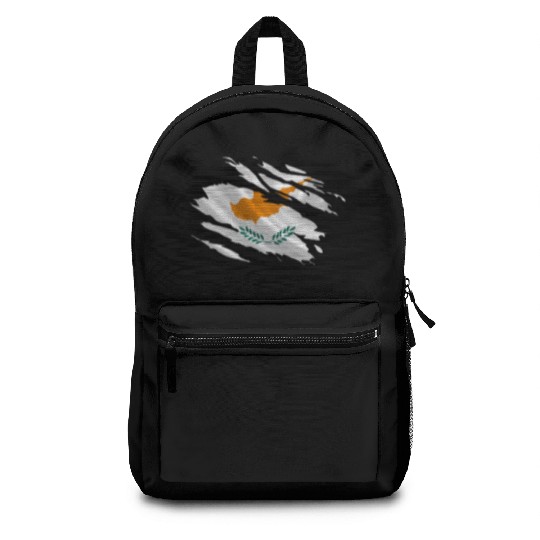 Cyprus Ripped Flag Backpacks