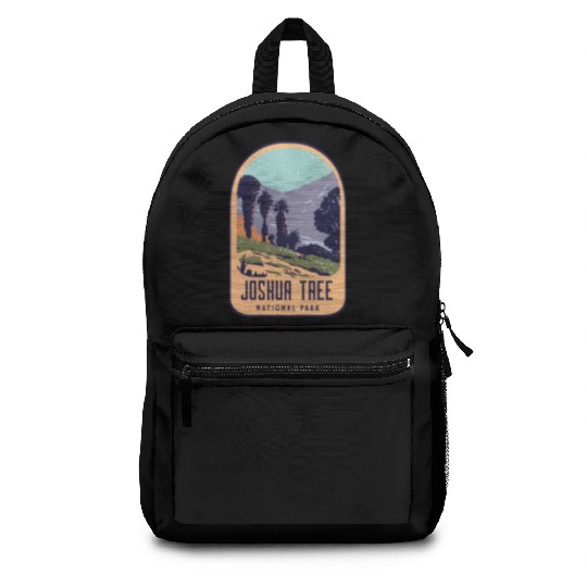 Joshua tree national park retro design Backpacks