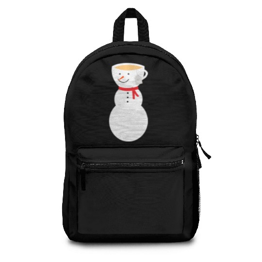 Fros-TEA the Snowman Let It Snow frosty tea Backpacks
