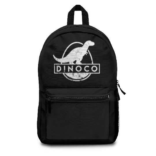 Dinoco White Distressed Backpacks