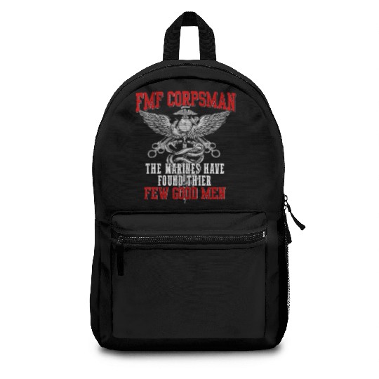 FMF Devil US Navy Corpsman DOC Badass Army Veteran Backpacks