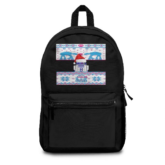 R2D2 Ugly Christmas Sweater Backpacks