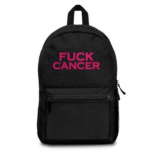 Fuck cancer Backpacks