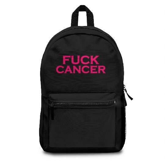 Fuck cancer Backpacks