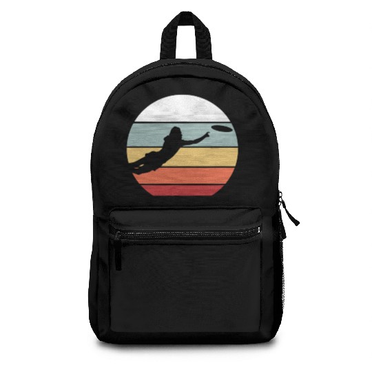 Ultimate Frisbee Retro Vintage Backpacks