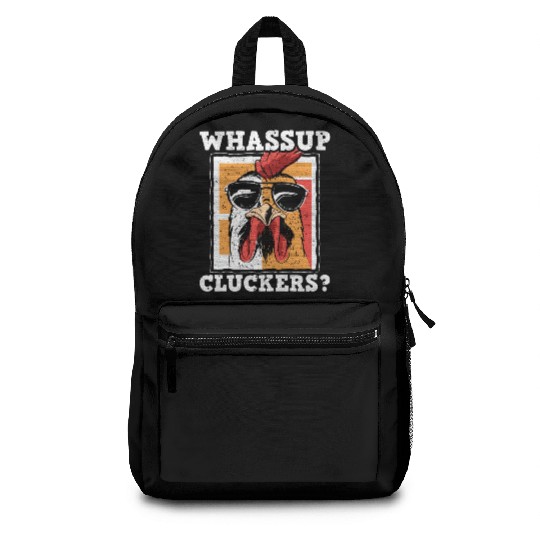 Chicken Farmer Life Poultry Farming Rooster Gifts Backpacks