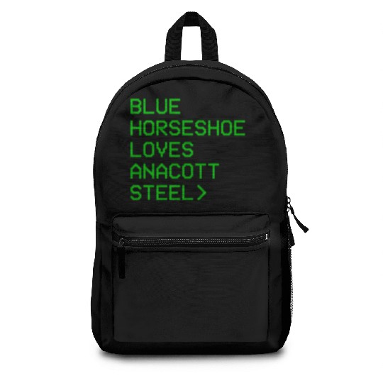 Blue Horseshoe Loves Anacott Steel Backpacks