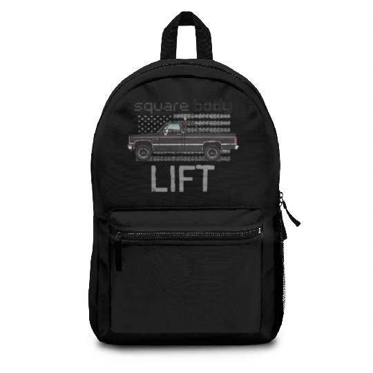 Square Body Lift Black Backpacks