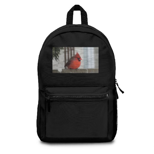 Brilliant Cardinal Bird 2 Backpacks