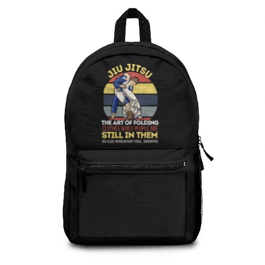 Jiu Jitsu Art of Folding Clothes BJJ MMA Backpacks