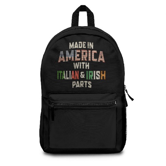 Italian And Irish Made In America Mix Heritage Vin Backpacks