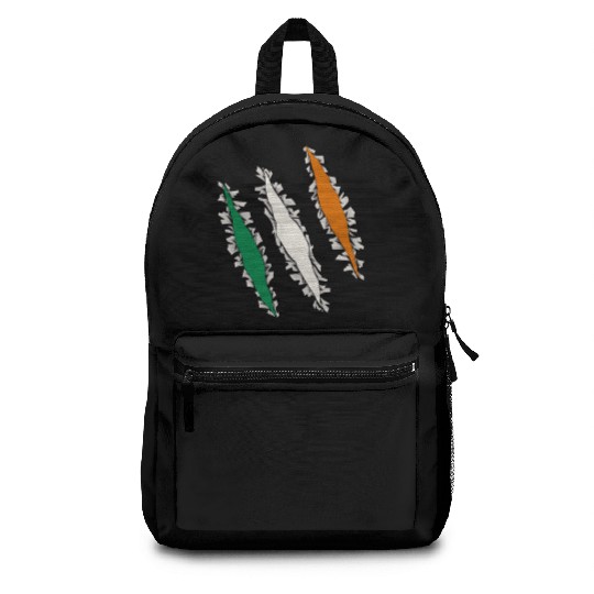 Slashed Ireland Flag | Irish Men Women Backpacks