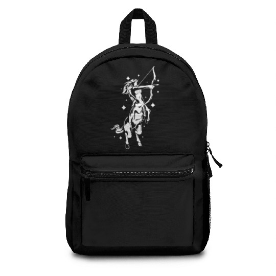 Centaur Girl Sagittarius Mom Daughter Backpacks
