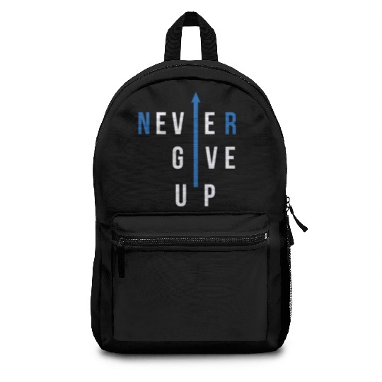 never give up Backpacks
