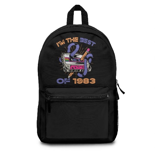 I'm the best of 1983 Vintage Cassette Tape Retro Backpacks