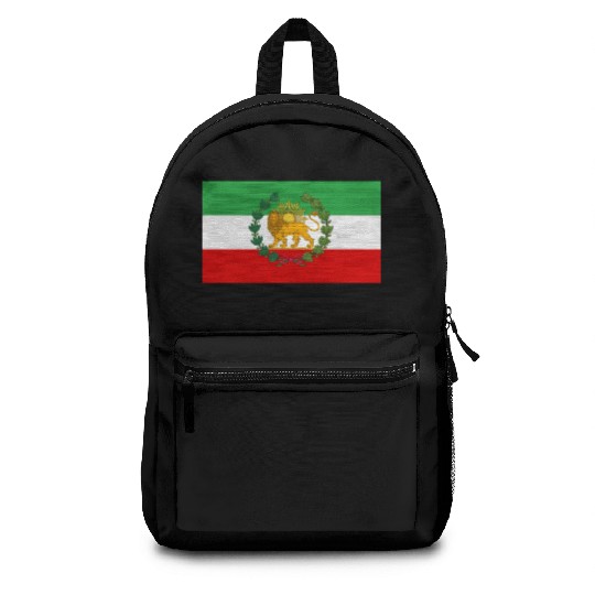 Flag of Iran Lion and Sun Backpacks