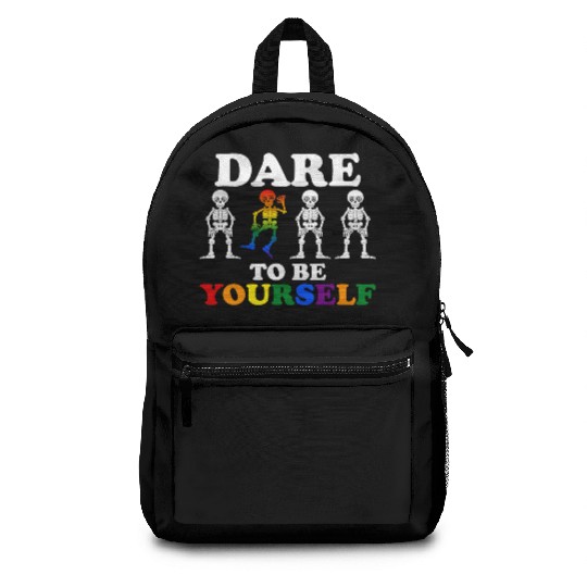 Dare To Be Yourself Backpacks Cute LGBTQ Pride