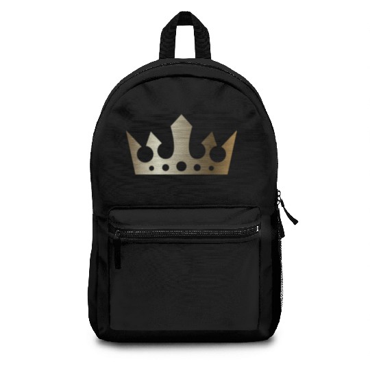 VIP golden crown king gold vector image monarch Backpacks