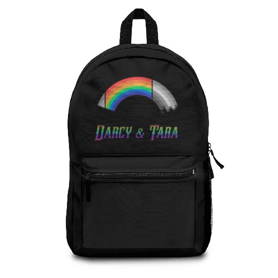 Heartstopper Rainbow Darcy and Tara LBGTQIA+ Backpacks