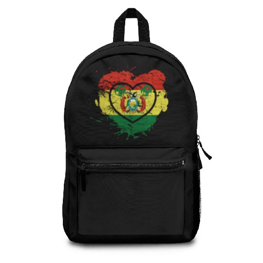 I Love Bolivia, I Love Football Backpacks