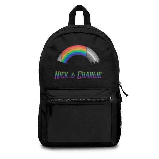 Heartstopper Rainbow LBGTQIA+ Nick and Charlie Backpacks