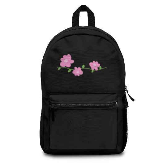 pink flowers plants symbol nature Backpacks