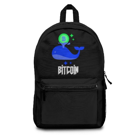 Bitcoin whale Backpacks