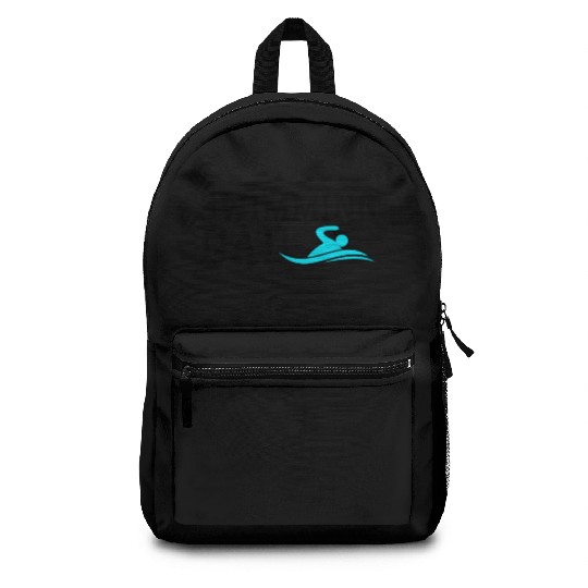swimming dad Backpacks