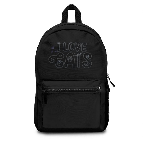 I love Cats Classic Backpacks