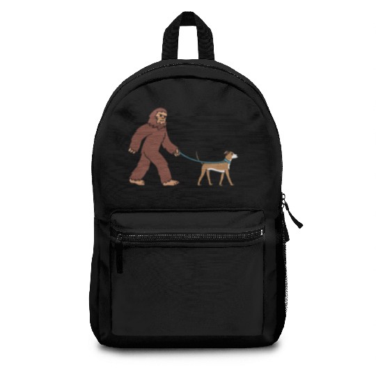Bigfoot Sasquatch Walking Greyhound Backpacks
