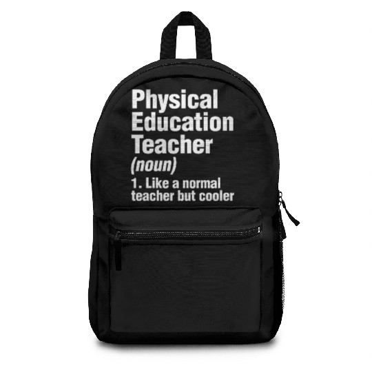 Physical Education Teacher Cooler PE Gym Coach Backpacks