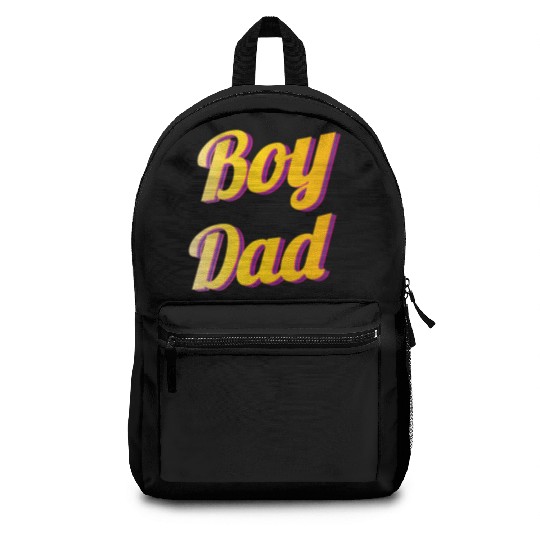 Boy Dad Best Dad Ever Backpacks