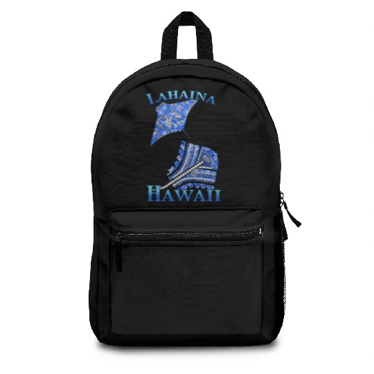 Lahaina Vacation Tribal Stingrays Backpacks