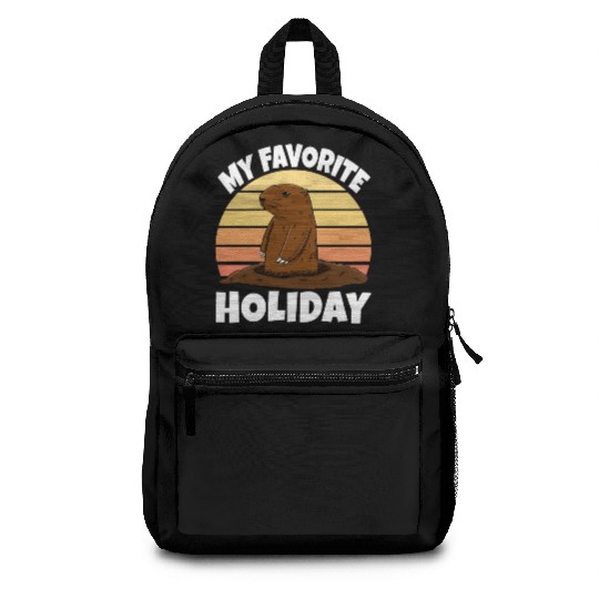 My Favourite Holiday Groundhog Backpacks