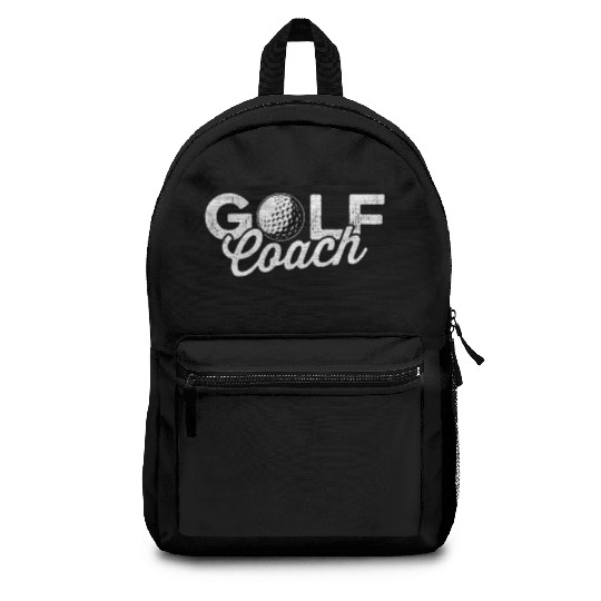 Golf Coach Funny Golf Trainer Instructor Golfing Backpacks