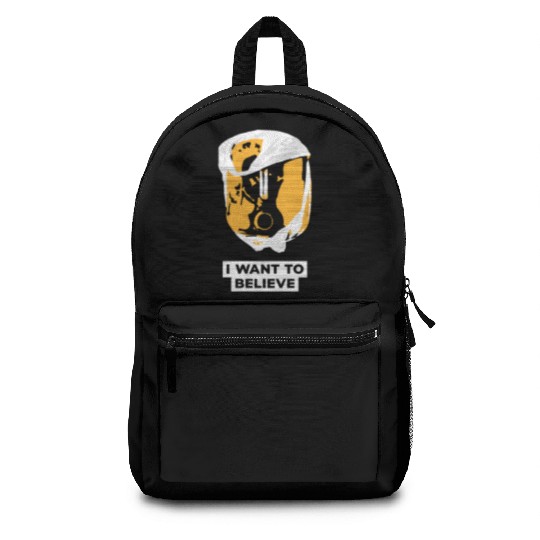 I Want To Believe 001 Skull Backpacks