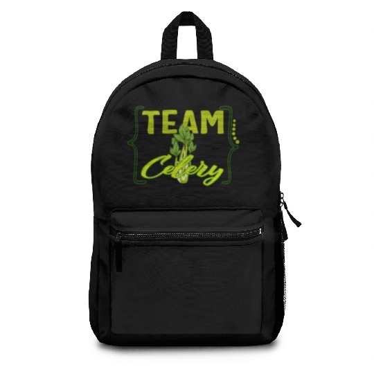 Celery Vegetable Backpacks, Team Celery Backpacks,
