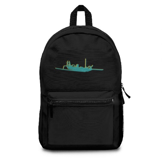 Captain, canoe, jukung Backpacks