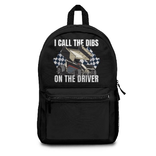 Sprint Car Mom Dirt Track Racing Racing Race Day Backpacks