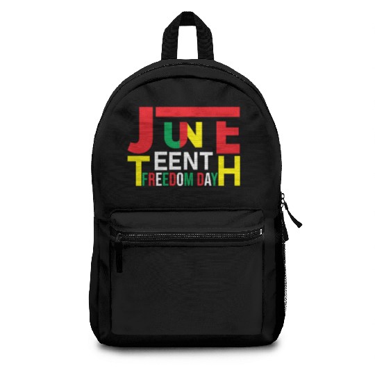 Juneteenth Black History Day Pride Gift Backpacks