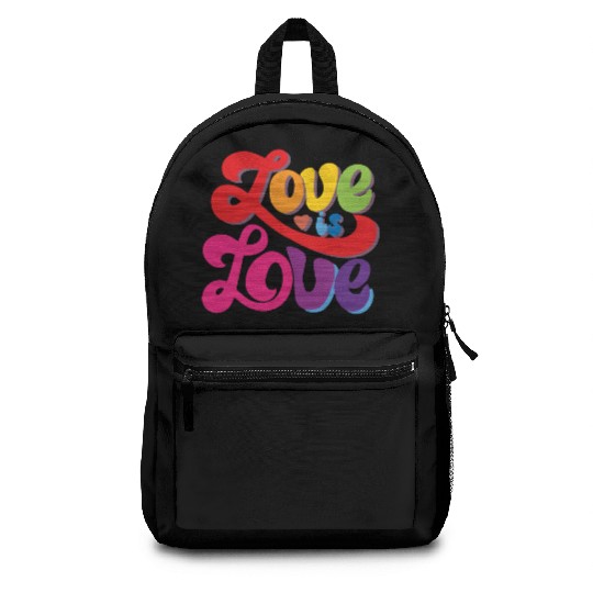 love is love romantic design. Backpacks
