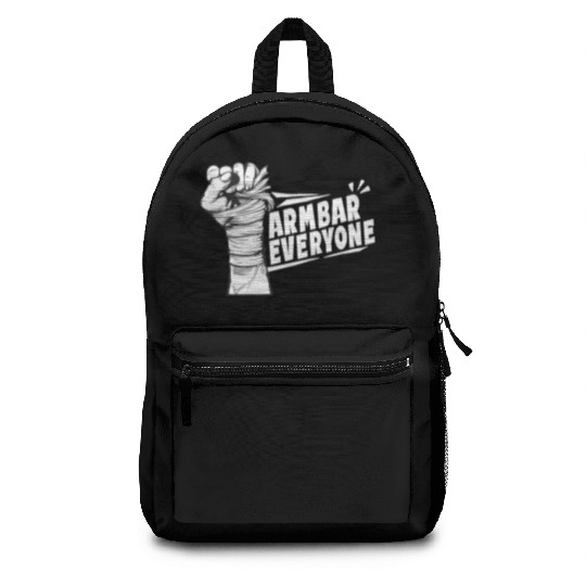 Vintage BJJ Armbar Everyone Retro Grappling Jiu Ji Backpacks