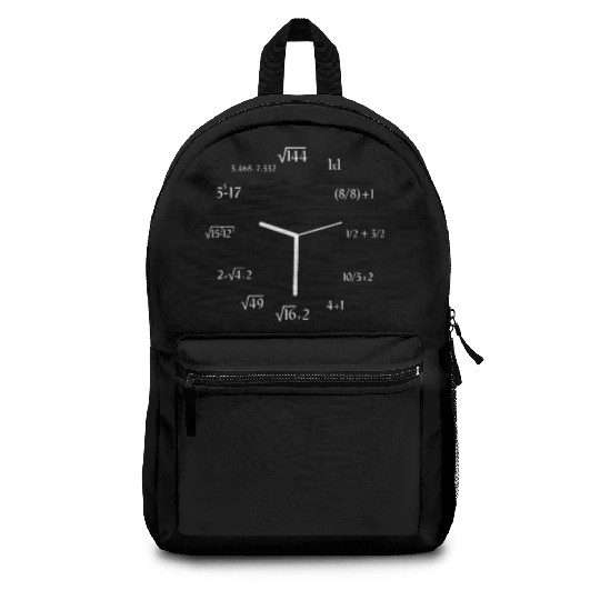 Math Meme Math Equation Joke Funny Math Clock Backpacks
