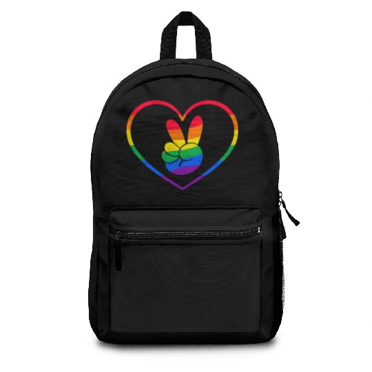 Pop art pride, lgbt community Backpacks
