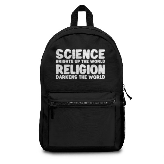Atheist Atheism Anti Religion Securalism God Sucks Backpacks