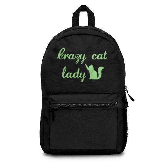 Crazy Cats LOVER Lady Backpacks