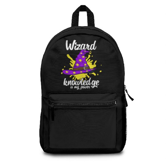 Magician Proverbs Nerd Magic Hat Backpacks