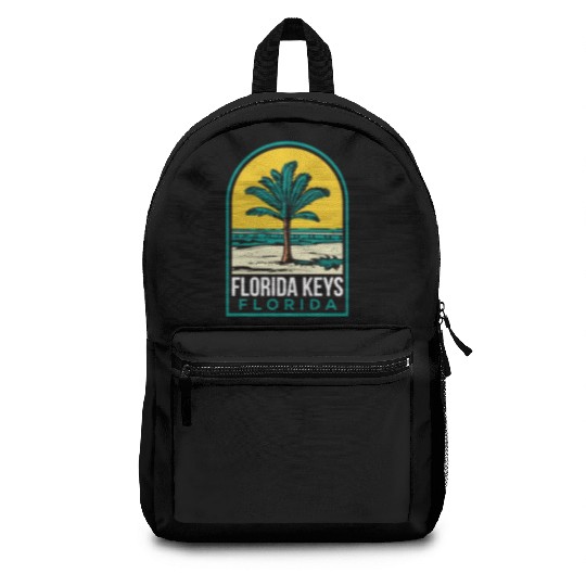 Florida Keys Vintage Beach Backpacks