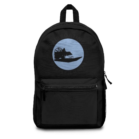 Airboat Fanboat Airboating Planeboat Swamp boat Backpacks