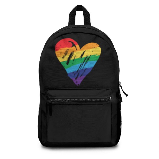 Rainbow Heart - LGBTIQ Gay Pride CSD Queer Backpacks